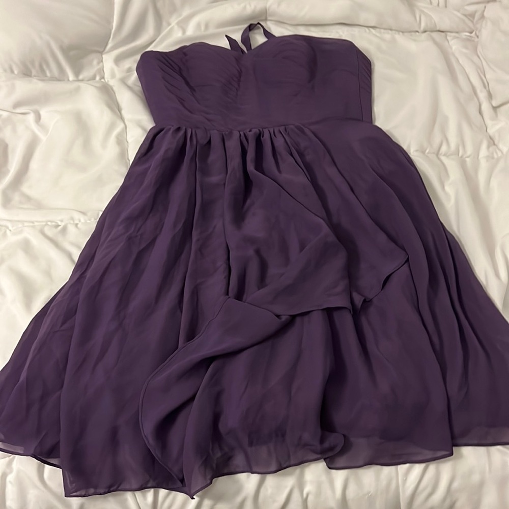 Purple bridesmaid dress